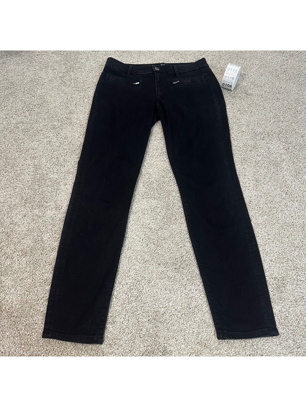 LOFT black super skinny pants